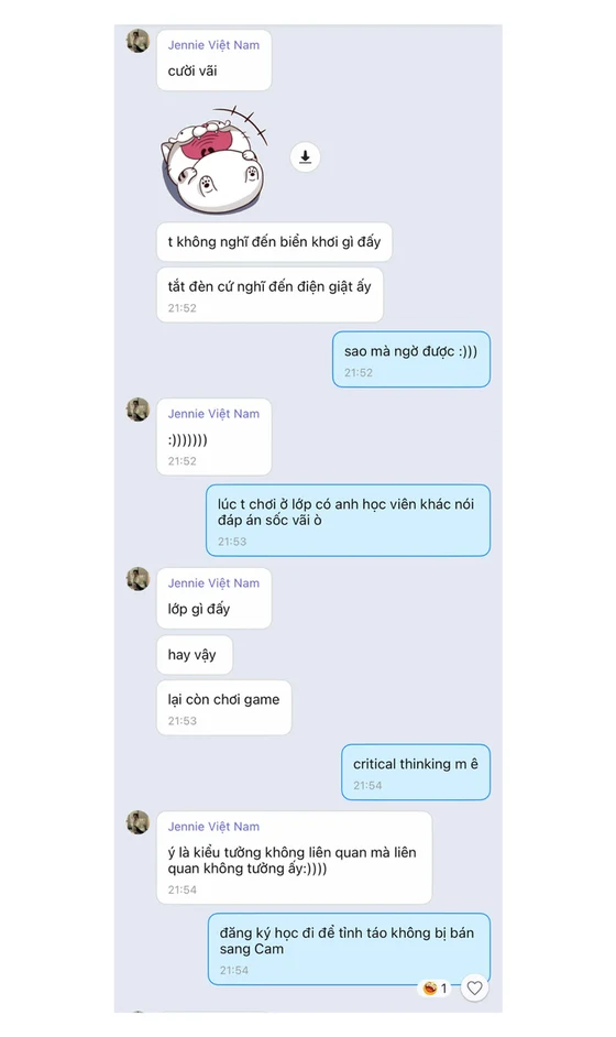 Feedback học viên qua tin nhắn 6